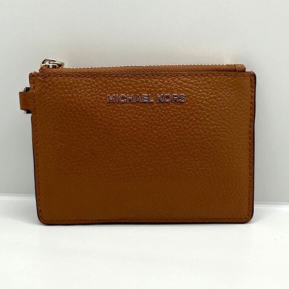 MICHAEL KORS Brown Card Wallet with Keychain - Picture 7 of 7